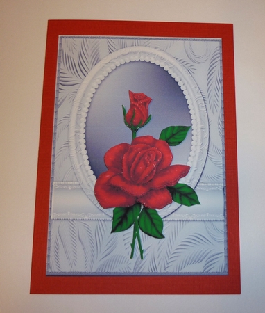8 A4 Backing Papers CU Oval Pearl Frame by Cornelia Orgahs