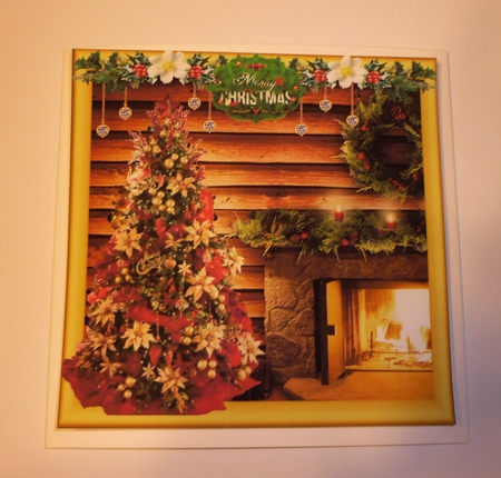 Christmas Fireplace by Cornelia Orgahs