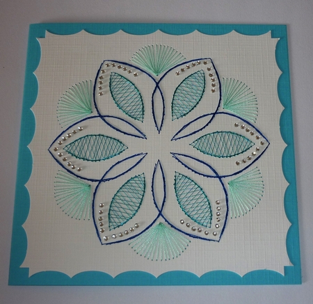 ED184 Mandala flower by Cornelia Orgahs