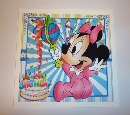 Baby Minnie Birthday 1 Mini Kit by Cornelia Orgahs