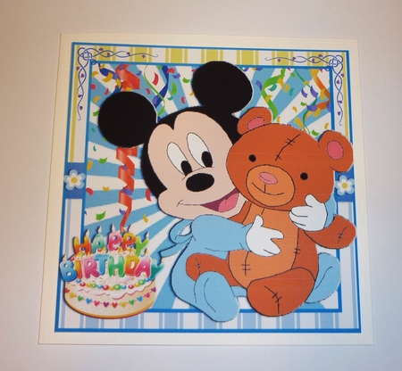 Baby Mickey Birthday 1 Mini Kit by Cornelia Orgahs