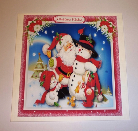 8x8 , Santa and friends Bumper kit  by Cornelia Orgahs