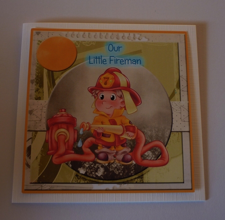 Mini Kit- Little Fireman- for lots of occasions. by Cornelia Orgahs