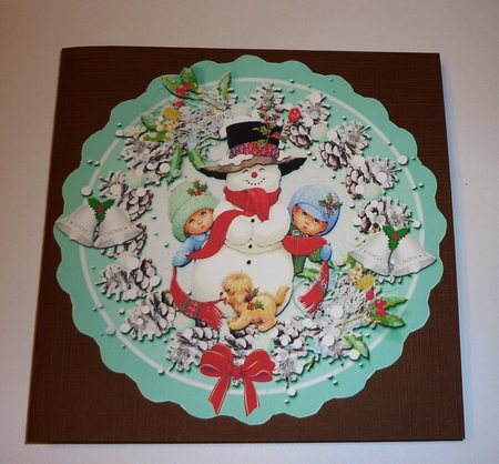 Snowman Topper 1 by Cornelia Orgahs