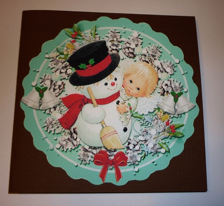 Snowman Topper 4 by Cornelia Orgahs