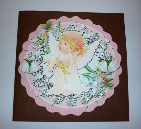 Sweet Angel Christmas Topper 1 by Cornelia Orgahs
