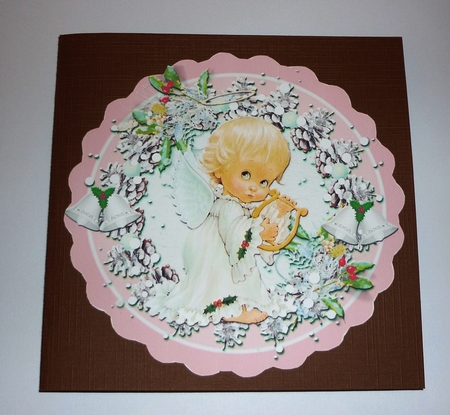 Sweet Angel Christmas Topper 3 by Cornelia Orgahs