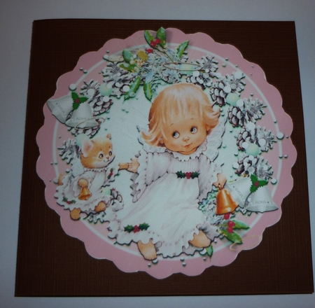 Sweet Angel Christmas Topper 4 by Cornelia Orgahs