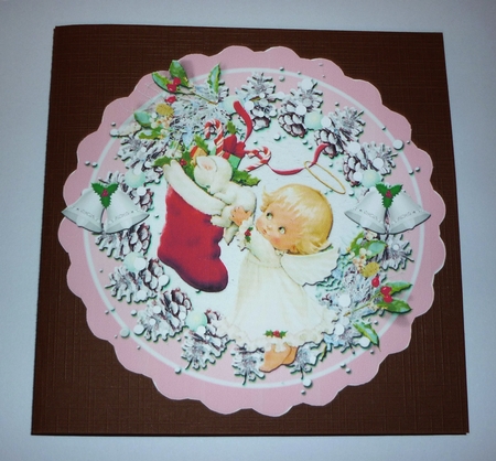 Sweet Angel Christmas Topper 6 by Cornelia Orgahs