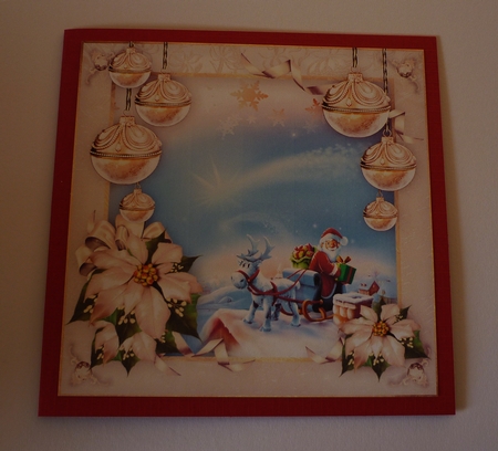 Cute Santa Claus on the Roof Mini Kit by Cornelia Orgahs