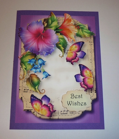 Sheet Music & Butterflies - Florale by Cornelia Orgahs