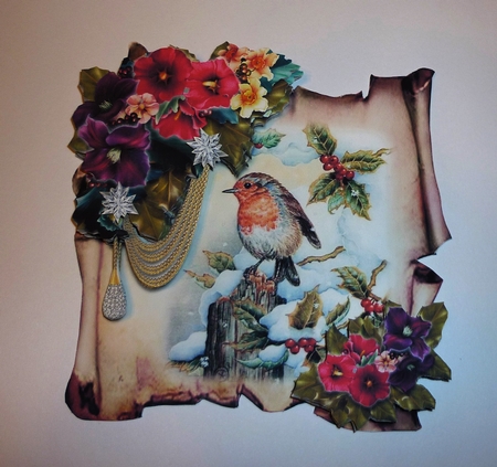 Christmas Parchments 1 by Cornelia Orgahs