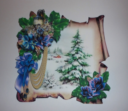 Christmas Parchments 30 by Cornelia Orgahs