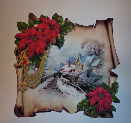 Christmas Parchments 31 by Cornelia Orgahs
