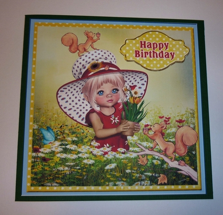 Mini Kit-Little Gardener #1- For birthday or lots of other occasions by Cornelia Orgahs