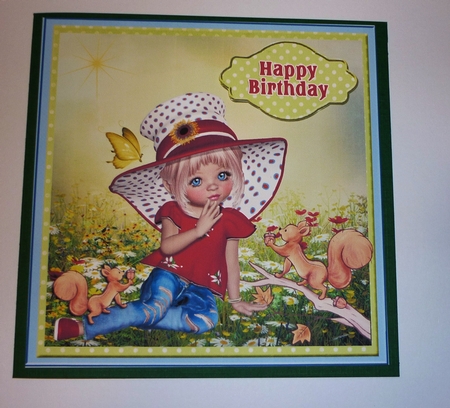 Mini Kit-Little Gardener #2- For birthday or lots of other occasions by Cornelia Orgahs