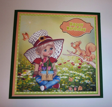 Mini Kit-Little Gardener #3- For birthday or lots of other occasions by Cornelia Orgahs
