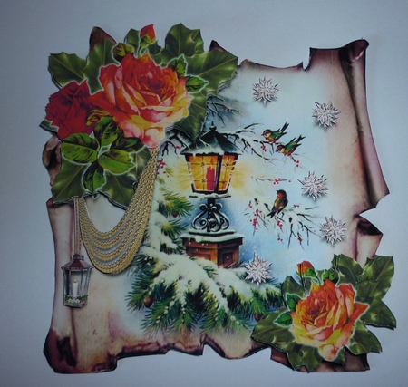 Christmas Parchments 35 by Cornelia Orgahs
