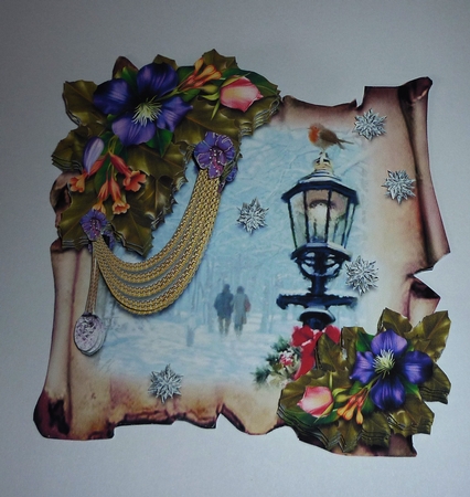 Christmas Parchments 43 by Cornelia Orgahs