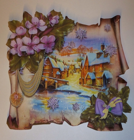 Christmas Parchments 50 by Cornelia Orgahs
