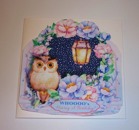 Easel Tableau 2 - Night Owl by Cornelia Orgahs