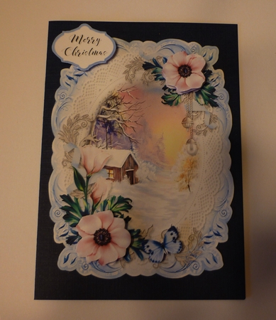 Winter Scene A5 5 by Cornelia Orgahs