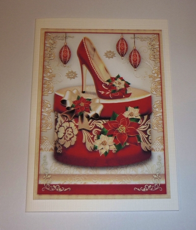 Christmas Ladies Shoes and Gift Box Mini Kit by Cornelia Orgahs