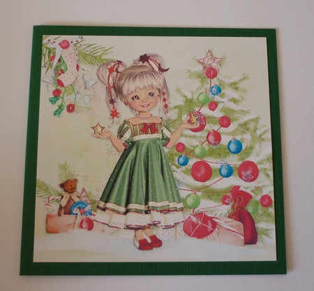 Sweet Little Decorating the Christmas Tree Mini Kit  by Cornelia Orgahs
