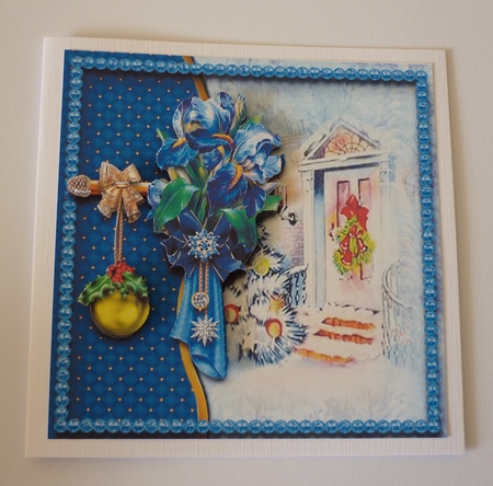 Christmas Blue 4 by Cornelia Orgahs