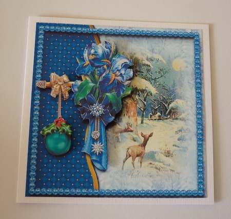 Christmas Blue 9 by Cornelia Orgahs