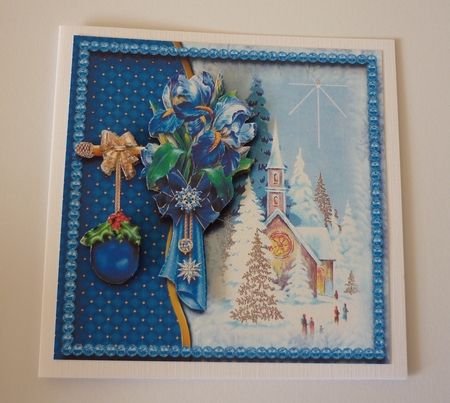 Christmas Blue 10 by Cornelia Orgahs