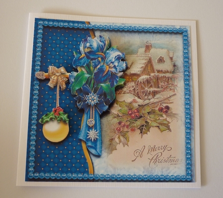 Christmas Blue 16 by Cornelia Orgahs
