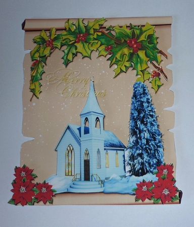 Christmas Scroll 3 Mini Kit by Cornelia Orgahs
