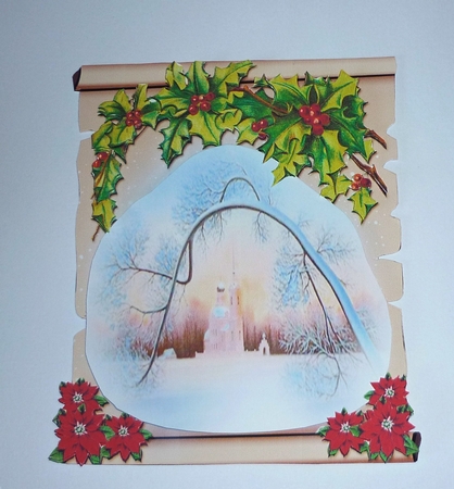 Christmas Scroll 5 Mini Kit by Cornelia Orgahs