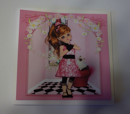 Sweet Little Modern Miss In the Pink Mini Kit  by Cornelia Orgahs