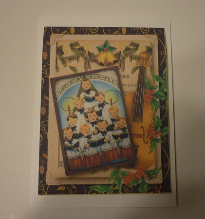The Christmas Choirboys 6x8 Mini Kit  6 by Cornelia Orgahs