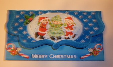 Christmas Voucher Mini Kit Blue 4 by Cornelia Orgahs