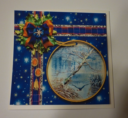A Christmas Gift in Blue c by Cornelia Orgahs