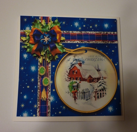 A Christmas Gift in Blue f by Cornelia Orgahs