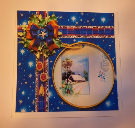 A Christmas Gift in Blue h by Cornelia Orgahs
