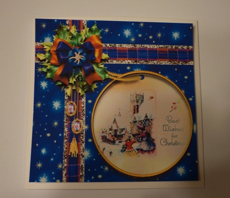 A Christmas Gift in Blue l by Cornelia Orgahs