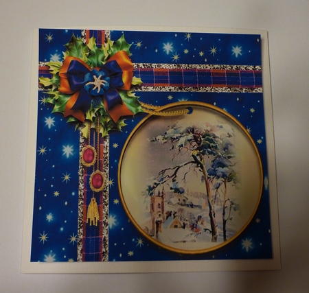 A Christmas Gift in Blue q by Cornelia Orgahs