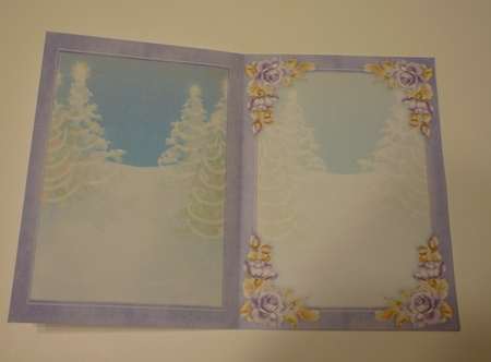 Christmas Star Trees A5 Insert by Cornelia Orgahs