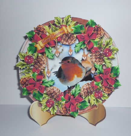 Christmas Plate card 7 by Cornelia Orgahs