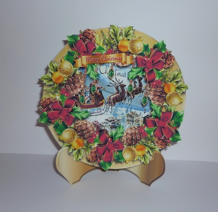 Christmas Plate card 12 by Cornelia Orgahs
