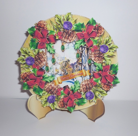 Christmas Plate card 13 by Cornelia Orgahs
