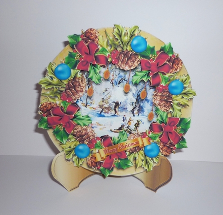 Christmas Plate card 15 by Cornelia Orgahs