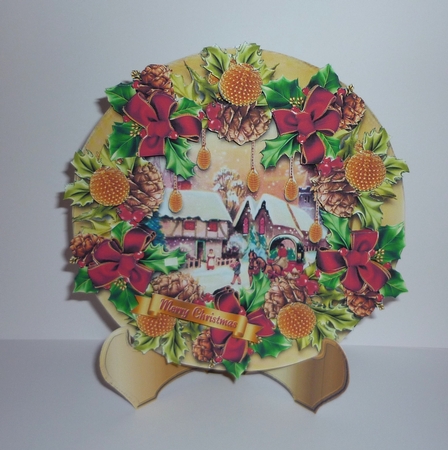 Christmas Plate card 16 by Cornelia Orgahs