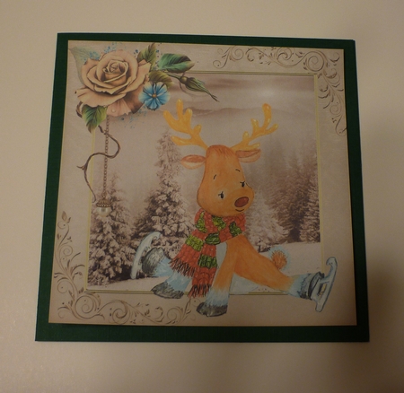 Skating Reindeer Mini Kit by Cornelia Orgahs