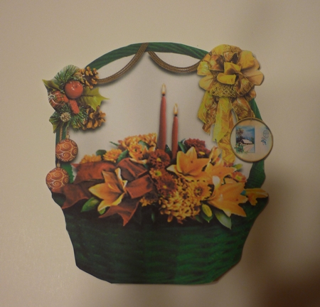 Christmas Basket 8 by Cornelia Orgahs